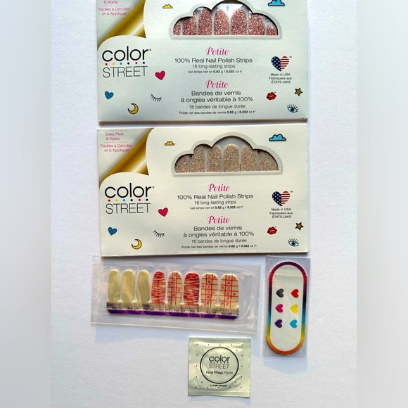Color Street Nail Polish Strips Petite Lot Of 3 New See Description Sparkly - Picture 1 of 5